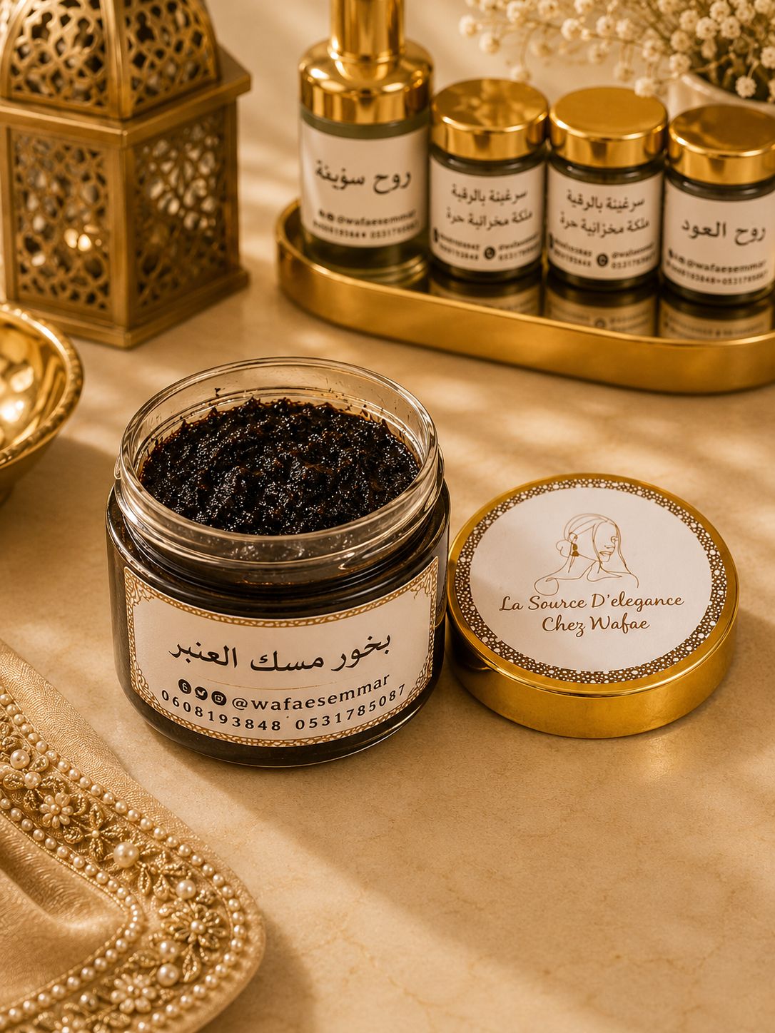 بخور مسك العنبر – عبق فاخر بنفحات شرقية دافئة