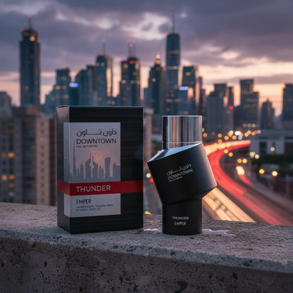 Downtown Thunder by Emper – عطر رجالي فاخر يجسد القوة والأناقة