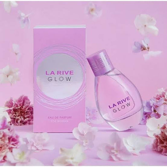 Glow by La Rive – عطر نسائي فاخر بلمسة ناعمة ومشرقة