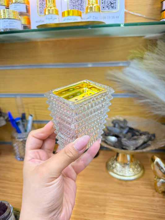 Mabkhara Crystal – مبخرة زجاجية فاخرة بلمسة عصرية