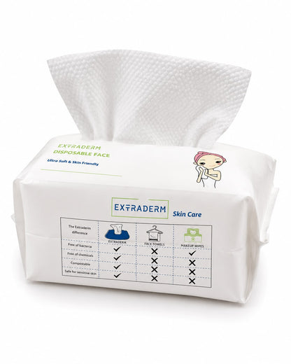 Disposable Face Towels 80 PCS – مناشف وجه ناعمة للاستعمال مرة واحدة