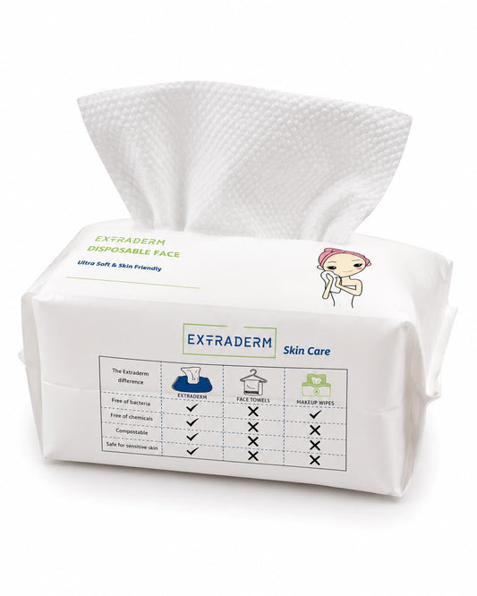 Disposable Face Towels 80 PCS – مناشف وجه ناعمة للاستعمال مرة واحدة